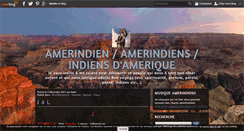 Desktop Screenshot of amerindiens.fr