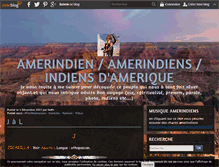 Tablet Screenshot of amerindiens.fr